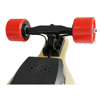 Dual drive double motor skate deck maple wood deck fast electric skateboard