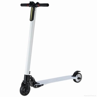 Angelol K4-1 white carbon fiber electric scooter for adult in city