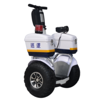 New fashion patrol scooter 19 inch fat tire two wheel electric chariot covered electric scooter